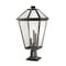 Z-Lite Talbot 3 Light Outdoor Pier Mounted Fixture, Oil Rubbed Bronze And Seedy 579PHXLR-533PM-ORB - alternate 1